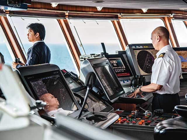 Officers on the Bridge 