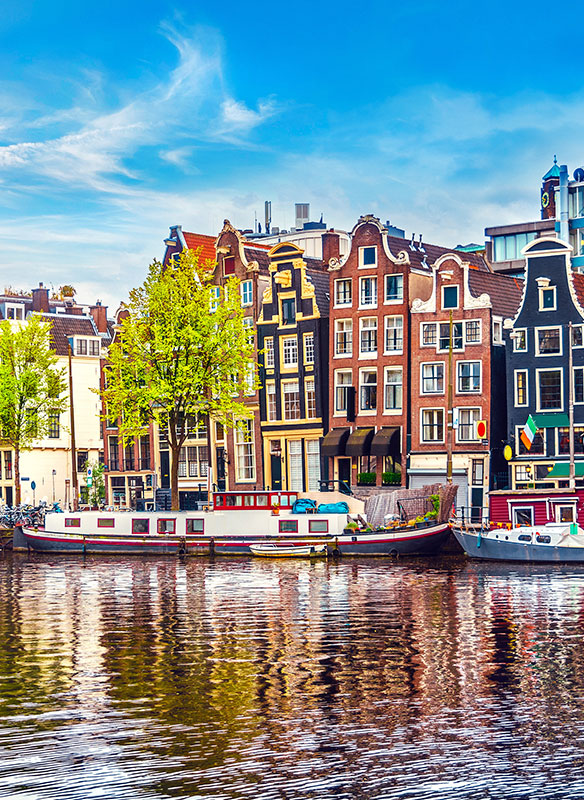 Canals in Amsterdam, Netherlands