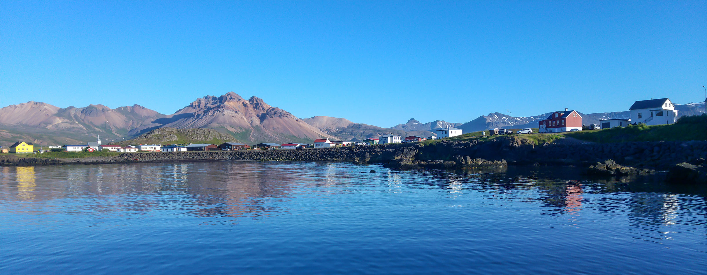 Cruise by Borgarfjordur Eystri, Norway