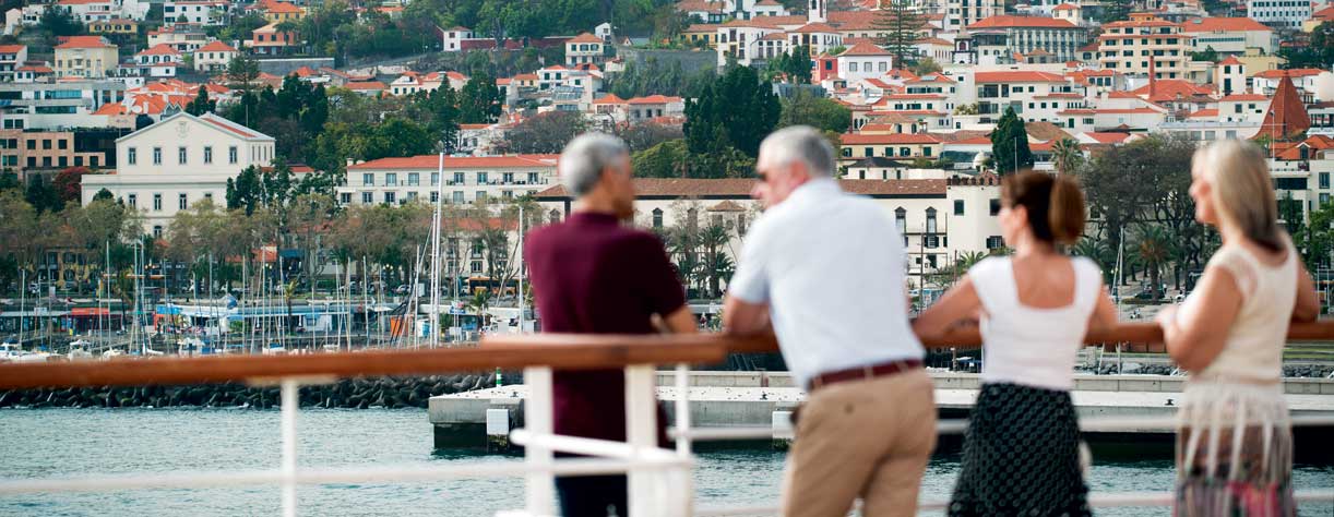 Cruise to Funchal on our smaller cruise ships 
