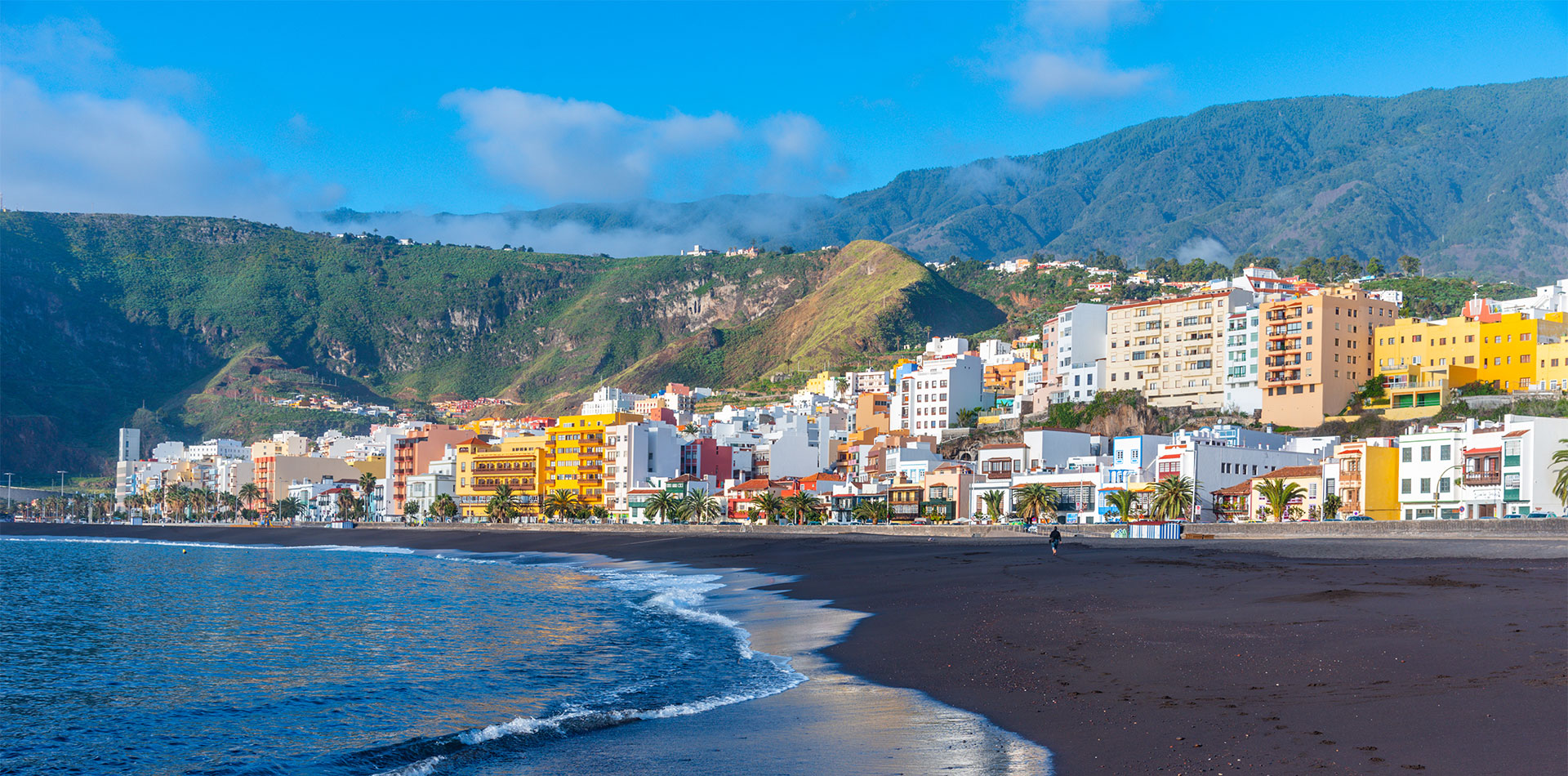 Central beach at Santa Cruz de la Palma, Canary islands, Spain