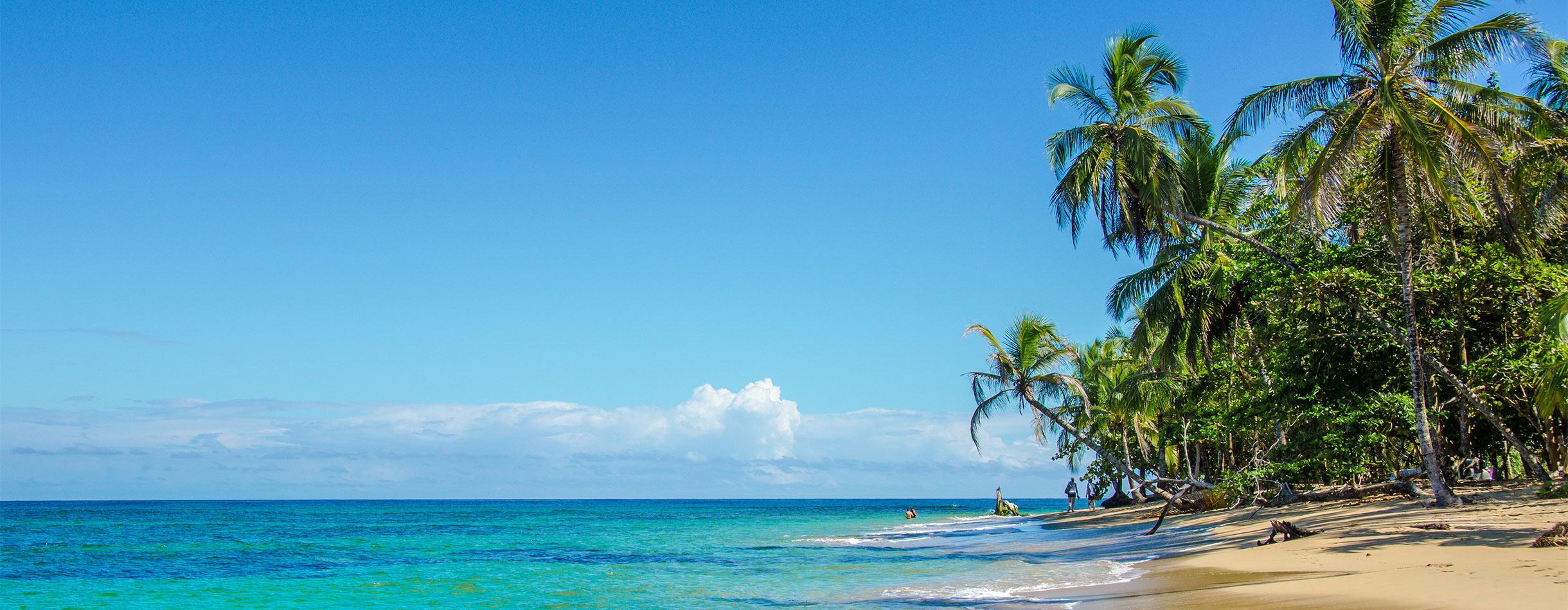Beautiful beach views in Puerto Limon, Costa rica