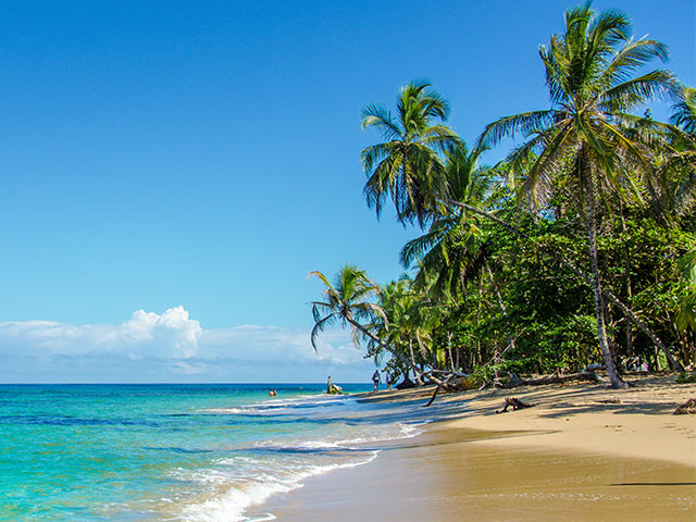 Beautiful beach views in Puerto Limon, Costa rica