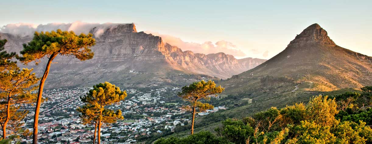 View of Table Mountain, South Africa