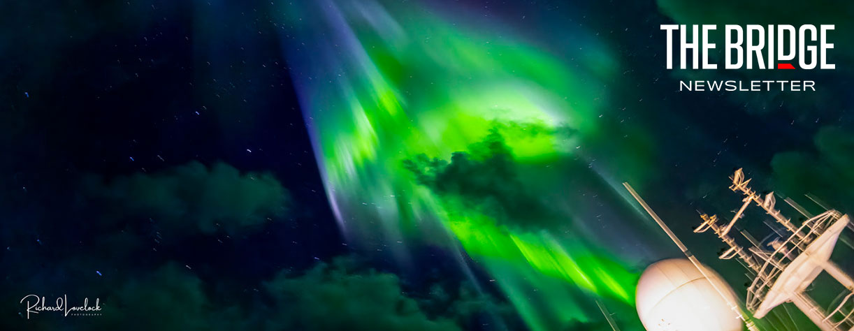 Northern lights as captured by Richard Lovelock