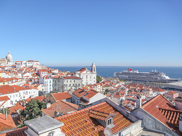 Bolette docked in Lisbon, Portugal