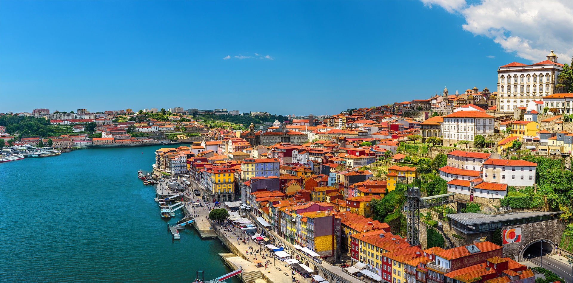 View of old town Oporto, Portugal