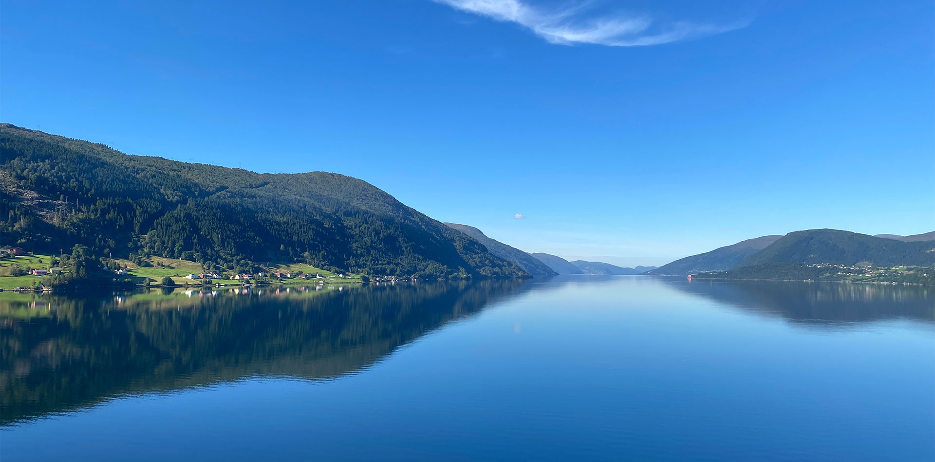 Beautiful views of the Nordfjord, Norway