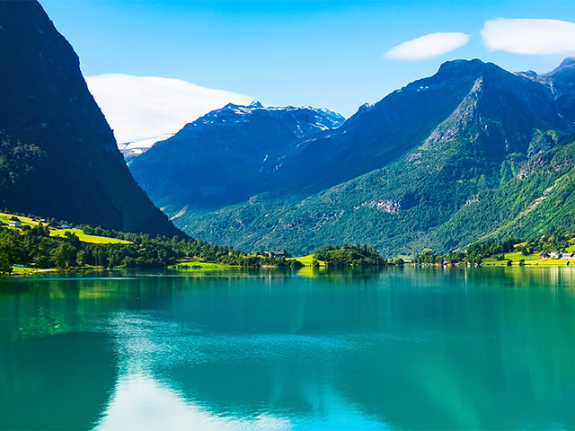 Stunning views of the Nordfjord, Norway