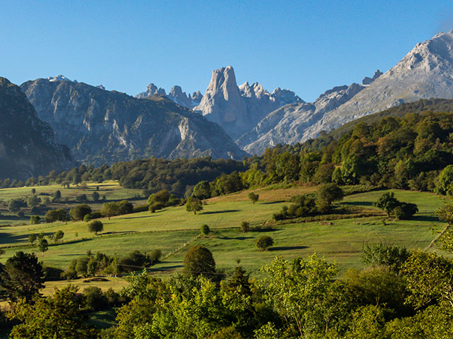 Limestone peak at Picos De Europe, Spain