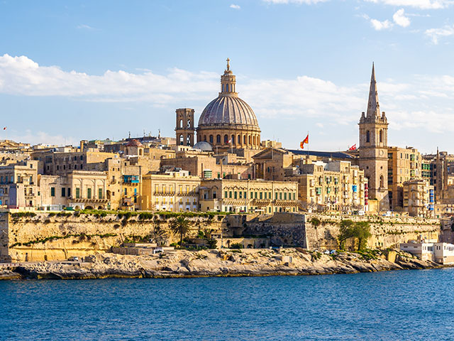 Grand Harbour in Valletta, Malta