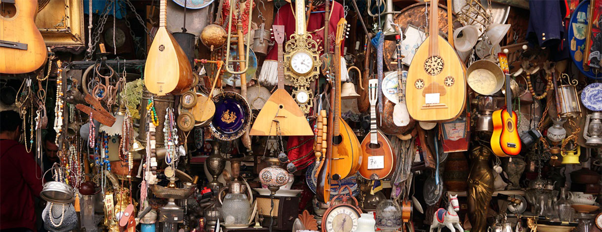 A small antique shop at the Monastiraki Flea Market