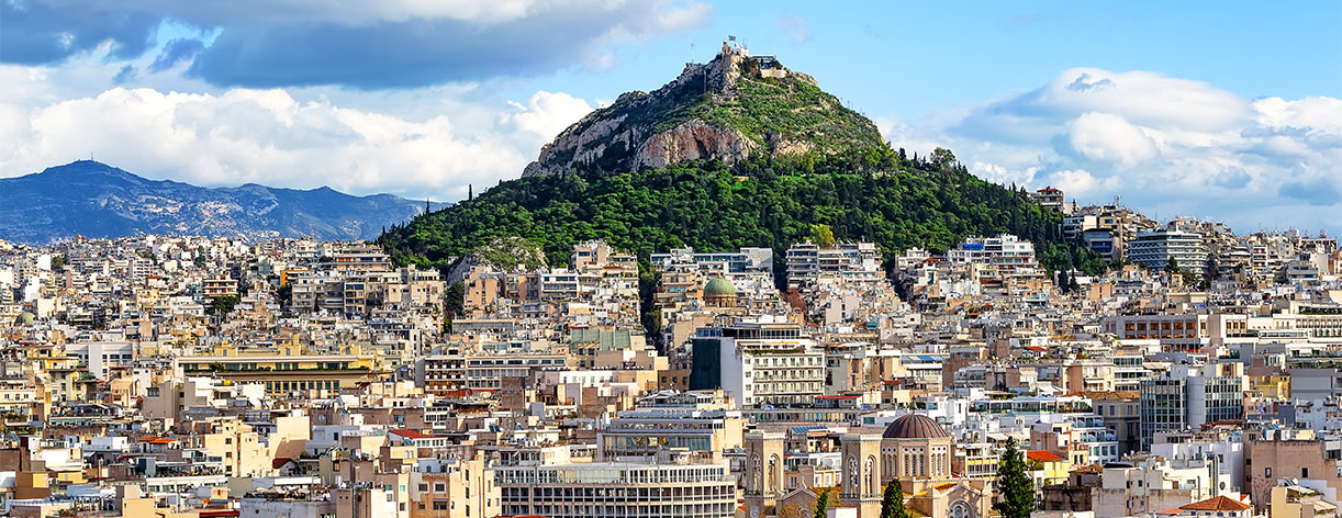 A view of Mount Lycabettus 