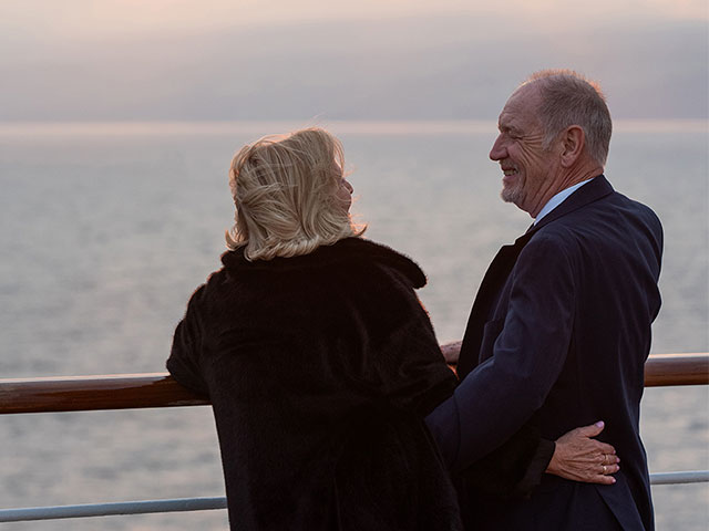 Guests on deck, Bolette