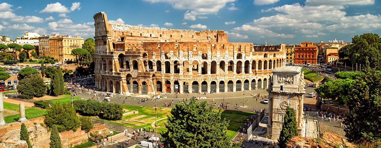 The Colosseum in Rome, Italy