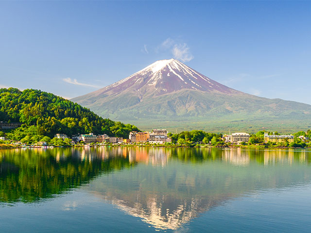 Views of Mount Fuji, Japan