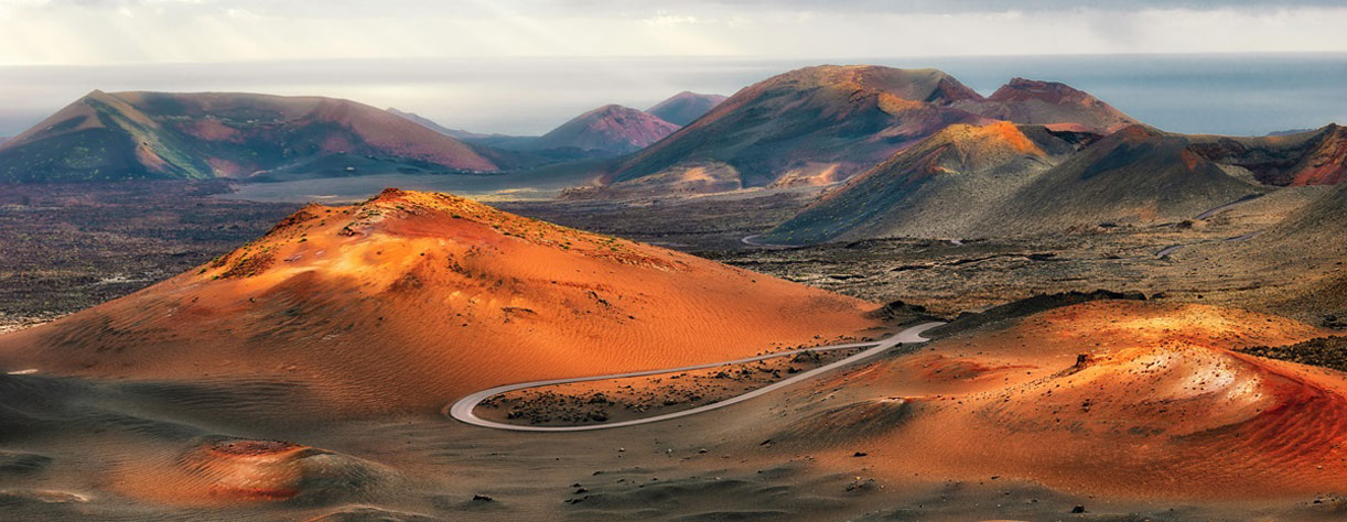Volcanoes in Timanfaya National Park