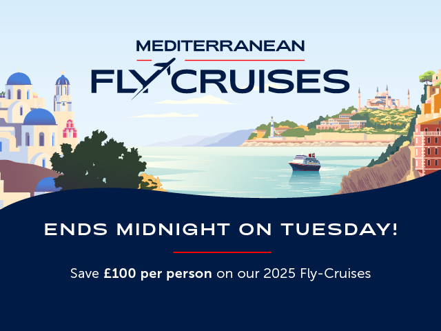 Bank Holiday fly cruise sale