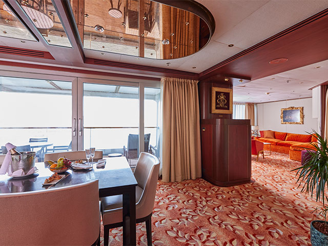 Olsen Suite on Fred. Olsen’s Bolette cruise ship Olsen Suite on Fred. Olsen’s Bolette cruise ship