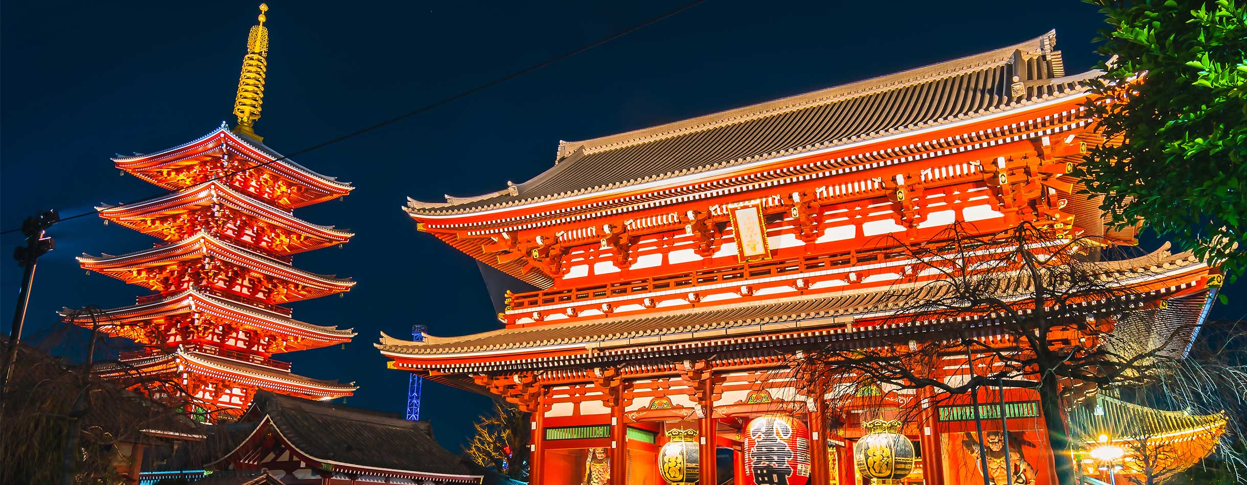 Senso-ji Buddhist temple, Tokyo, Japan