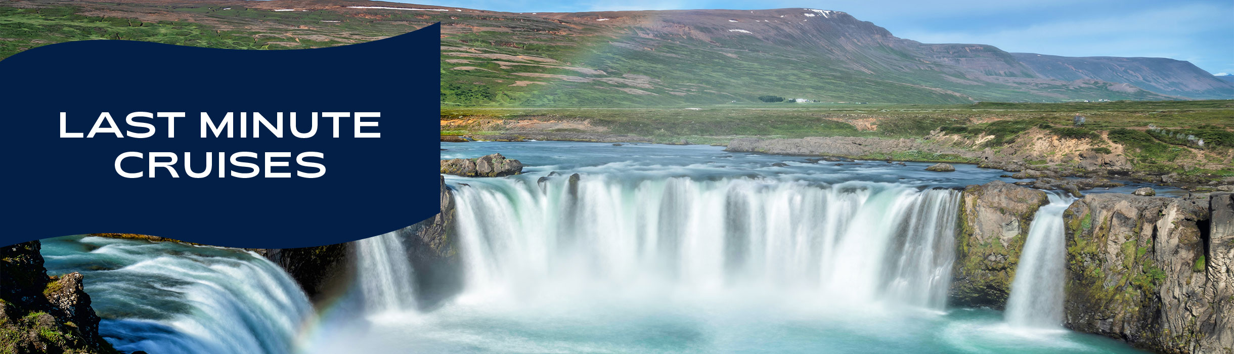Godafoss waterfall in Iceland