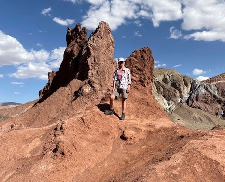 Mr and Mrs Phillpotts in the Atacama Desert