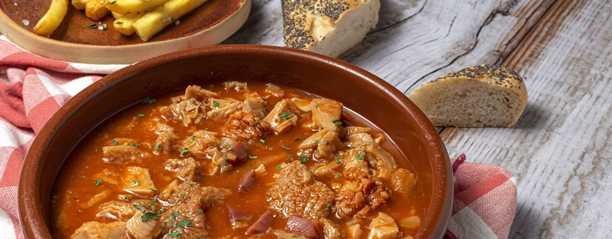 A traditional Maltese rabbit stew
