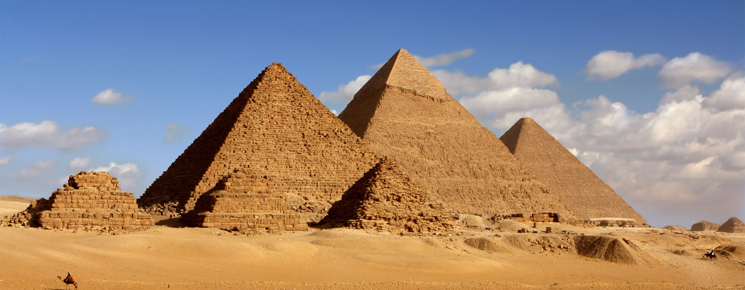 Pyramids of Giza in Egypt