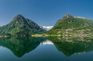Views on the Hardangerfjord, Norway