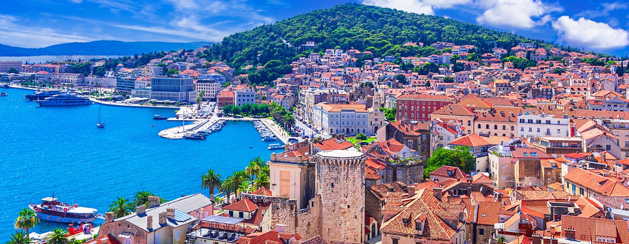 The Old Town in Split, Croatia