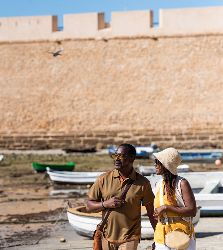 Guests ashore in Cadiz, Spain Guests ashore in Cadiz, Spain