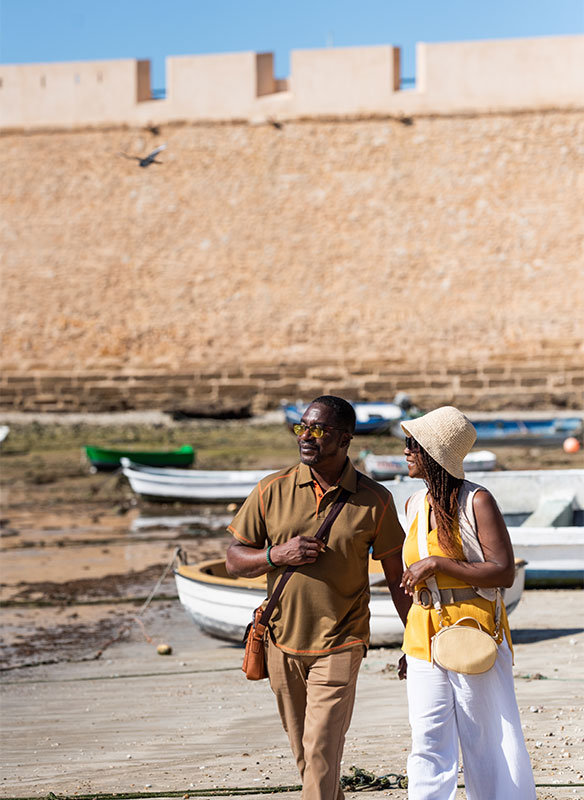 Guests ashore in Cadiz, Spain Guests ashore in Cadiz, Spain
