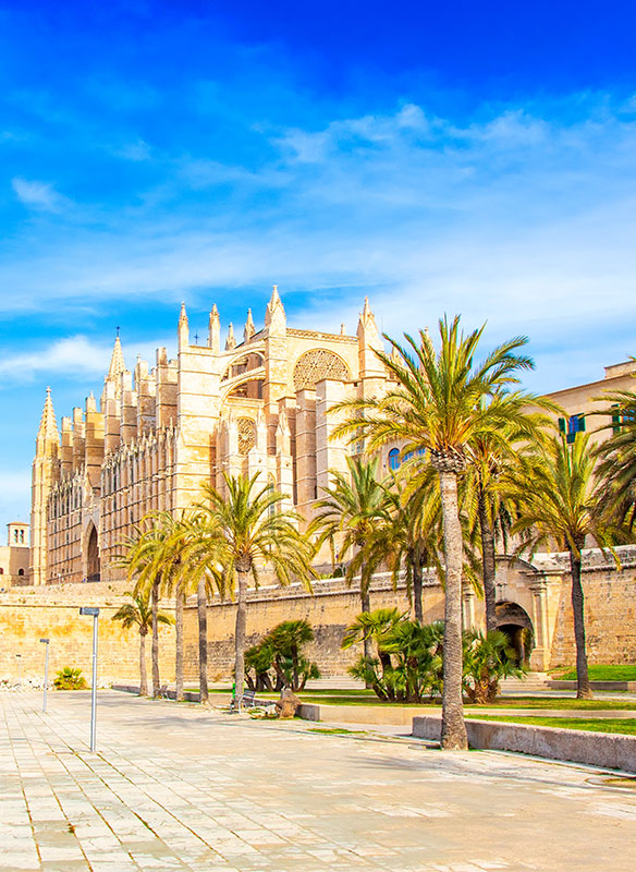 Gothic Cathedral in Palma, Spain