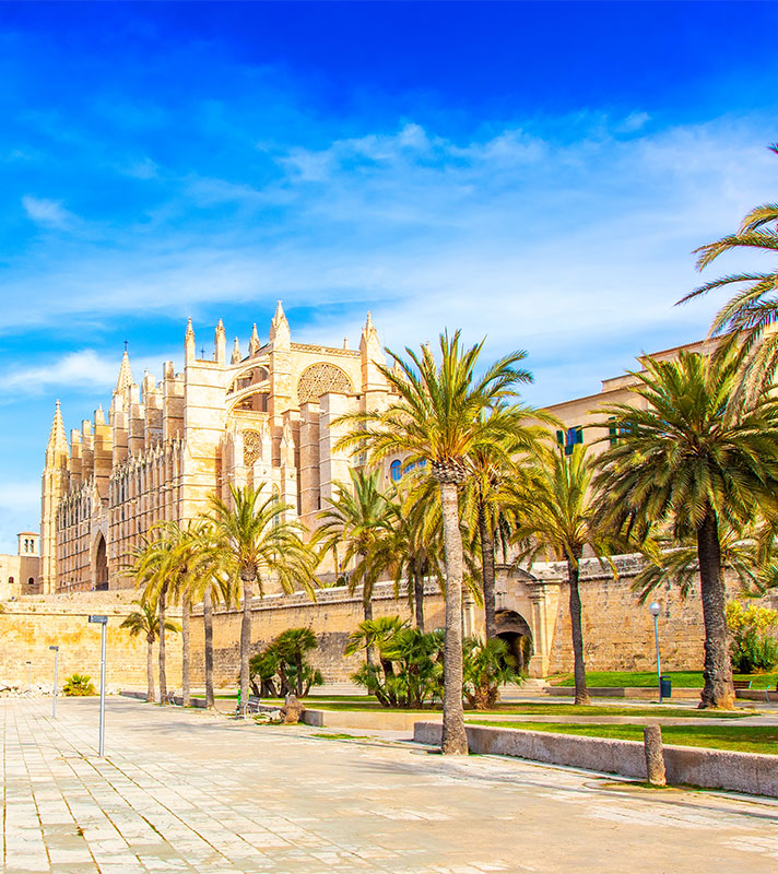 Gothic Cathedral in Palma, Spain