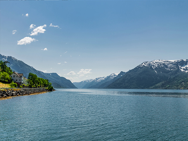 Views of Hardangerfjord, Norway