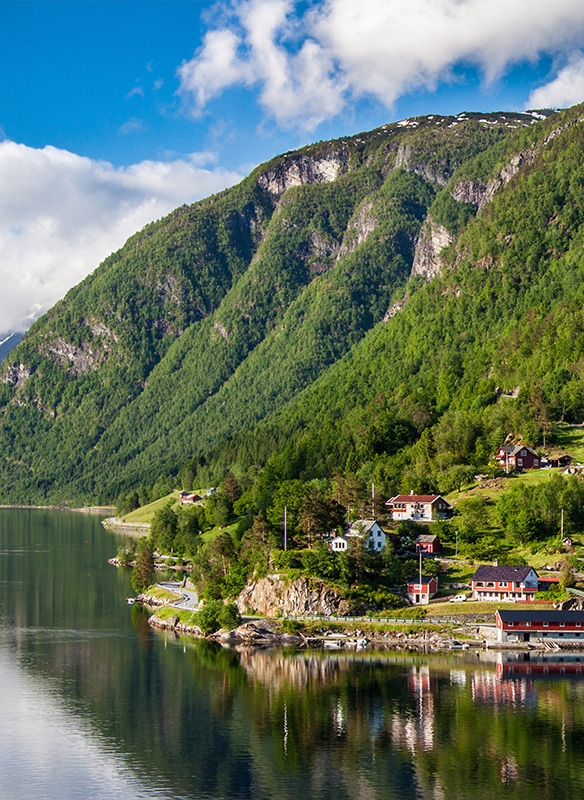 Stunning views of Ulvik, Norway