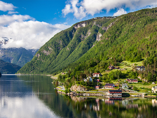 Stunning views of Ulvik, Norway
