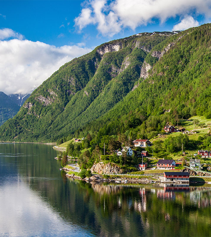 Stunning views of Ulvik, Norway