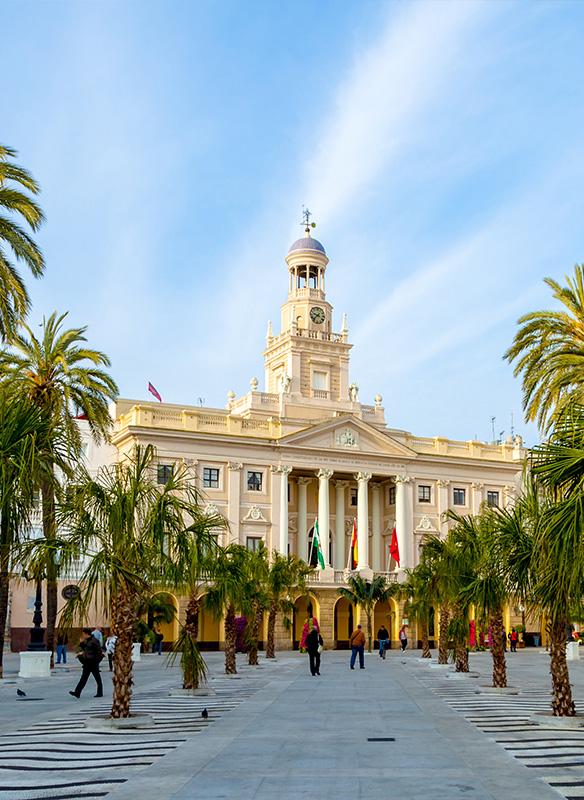 City hall of Cadiz, Spain 