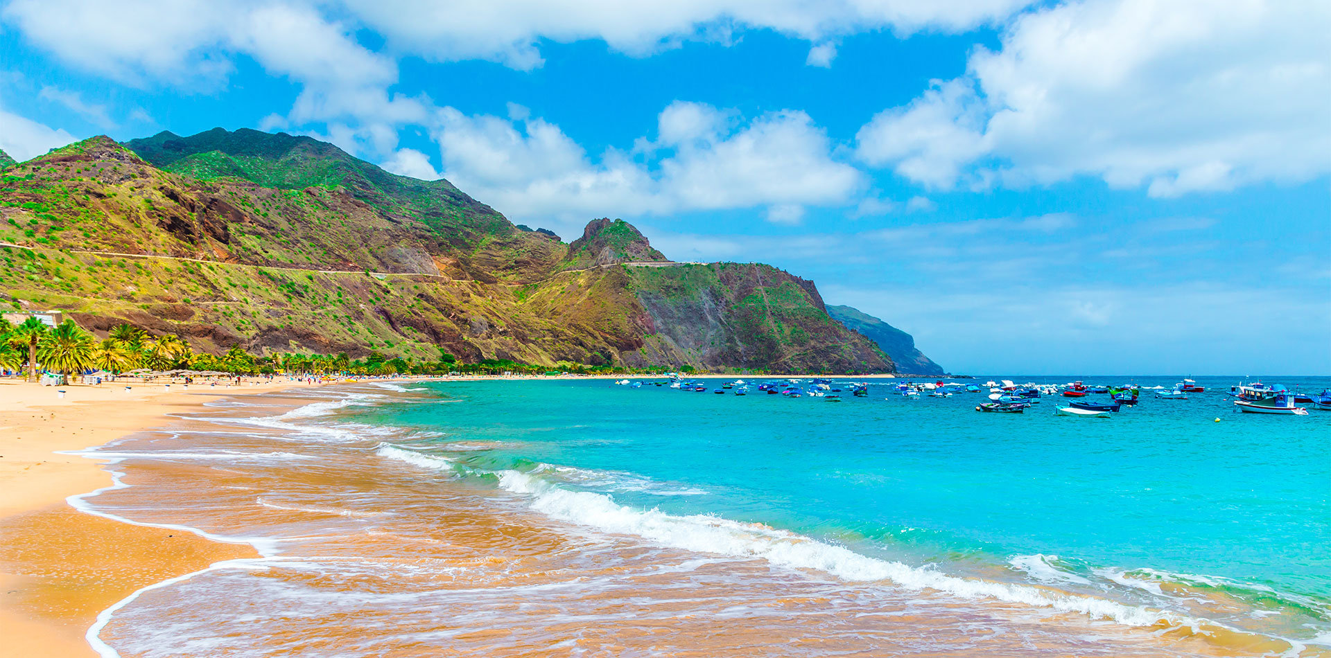 Views of beach in Tenerife