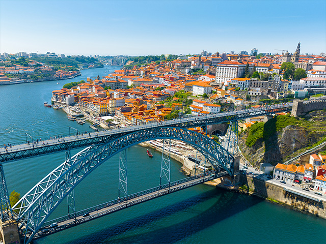 Bridge in Porto, River Duoro, Portugal