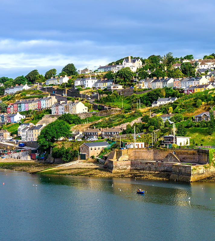 Fishing village of Cobh in Ireland