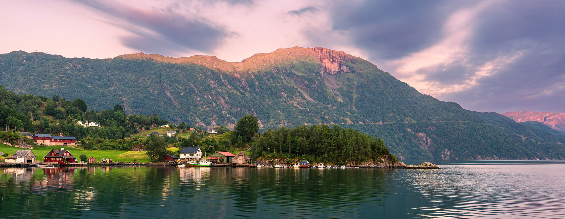 View of Akrafjord, Norway