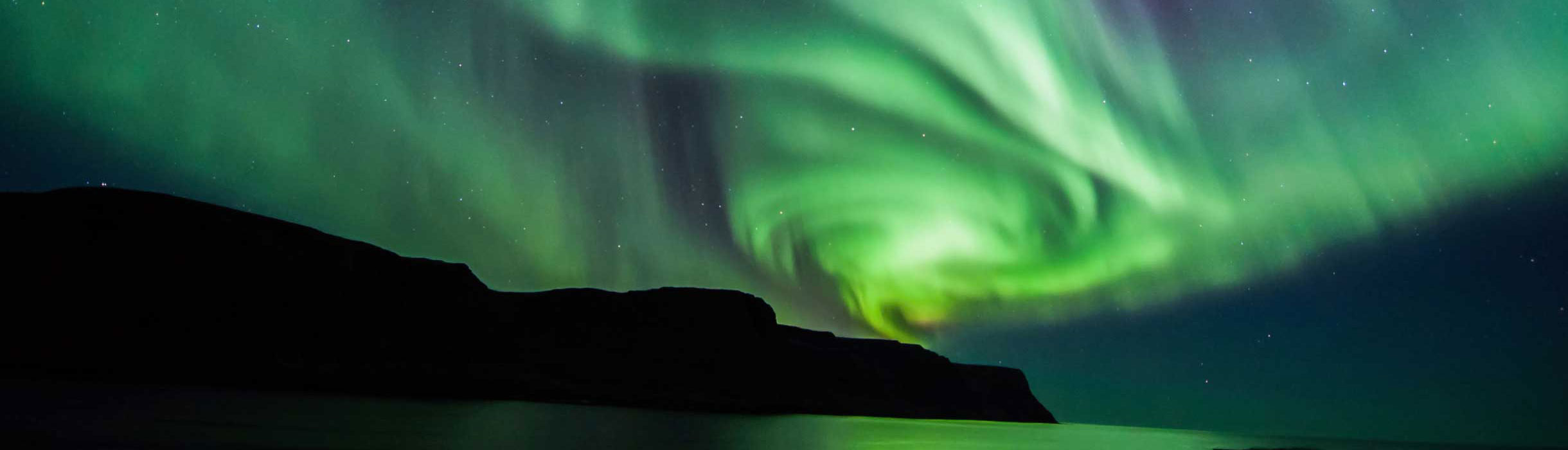 Spectacular view of Northern Lights