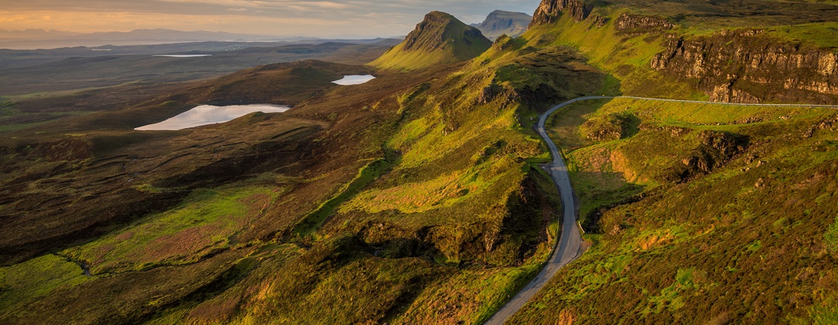 A view of The Quiraing on The Isle of Skye