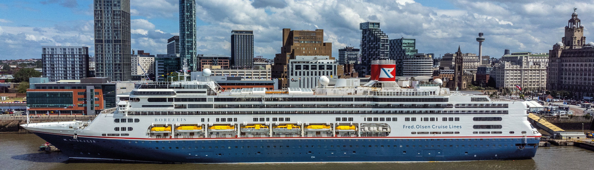Borealis docked in Liverpool