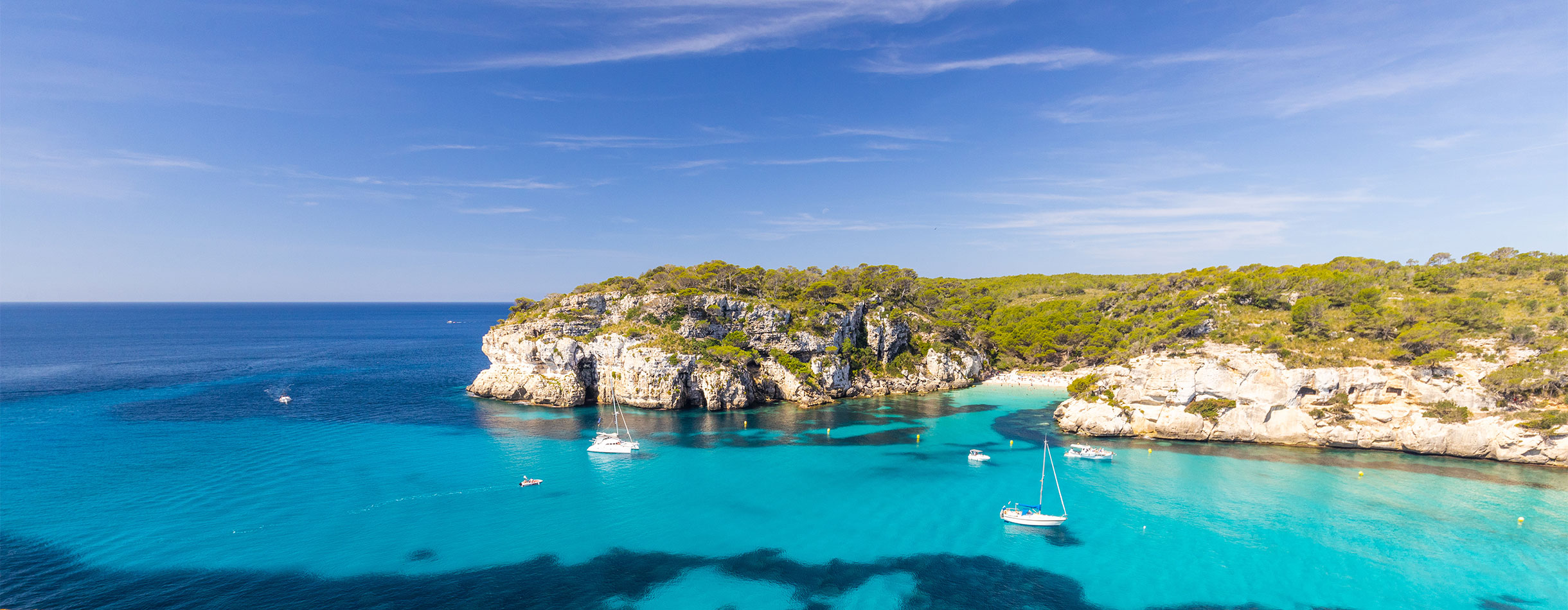 Coastline of Menorca, Spain