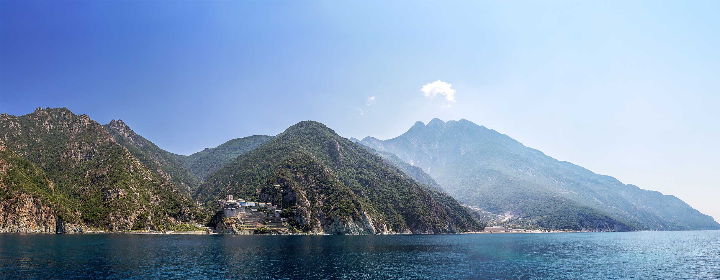 Views of Mount Athos, Greece