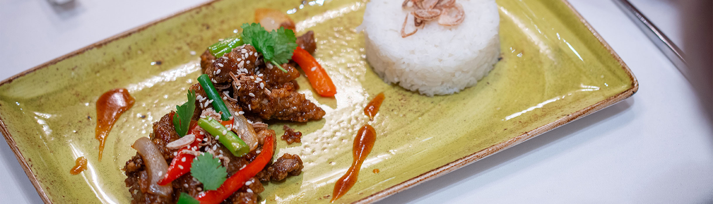 Dish from Colours and tastes, Asian menu