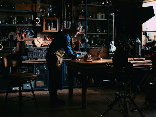 Behind the scenes shots of our TV advert